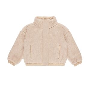 Rylee + Cru Cream Sherpa Puffer Jacket